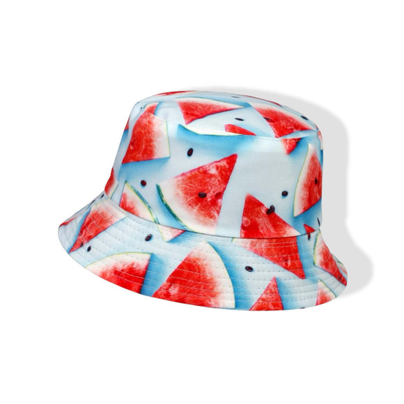 𝅺watermelon Skies Reversible Bucket Hat - Picture 4 of 5